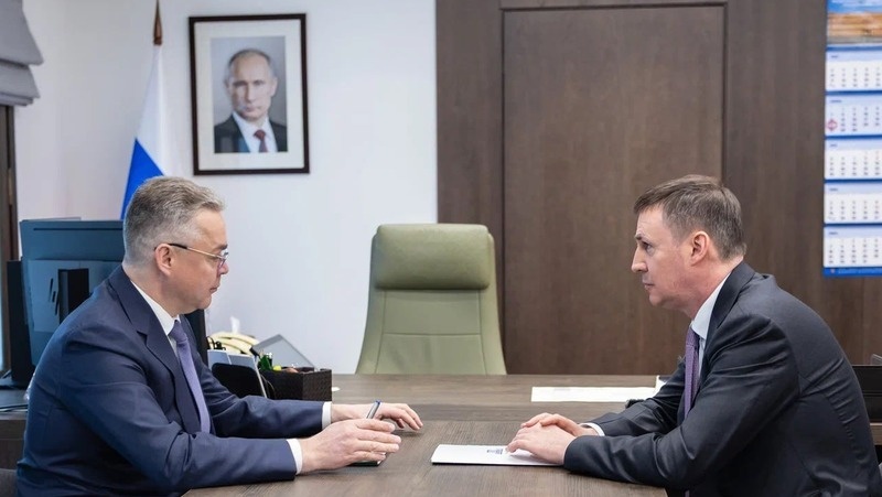    Встреча губернатора Владимира Владимирова и зампредседателя правительства РФ Дмитрия Патрушева Фото: Правительство России