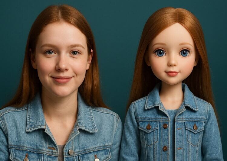   Превратите свое фото в прикольную куклу