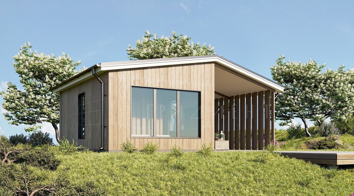 Типовой проект каркасного дома GTT-20