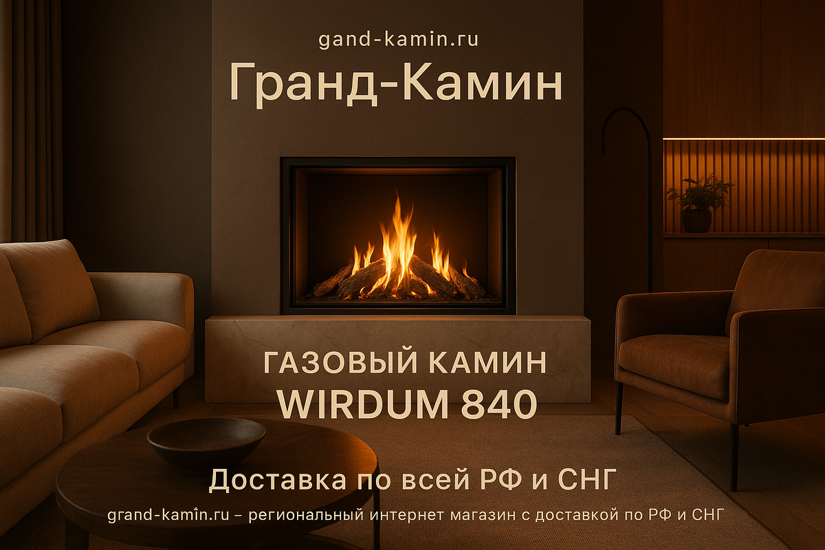    Газовые камины 2024: Почему Kaufen Wirdum 840 – ваш идеальный выбор для дома и дачи Kamin