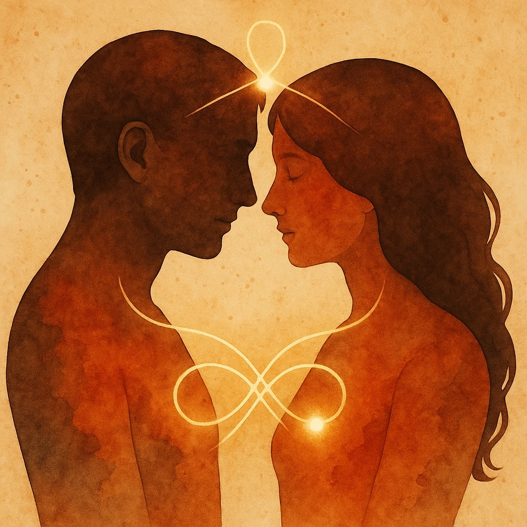 Связь между двумя половинками