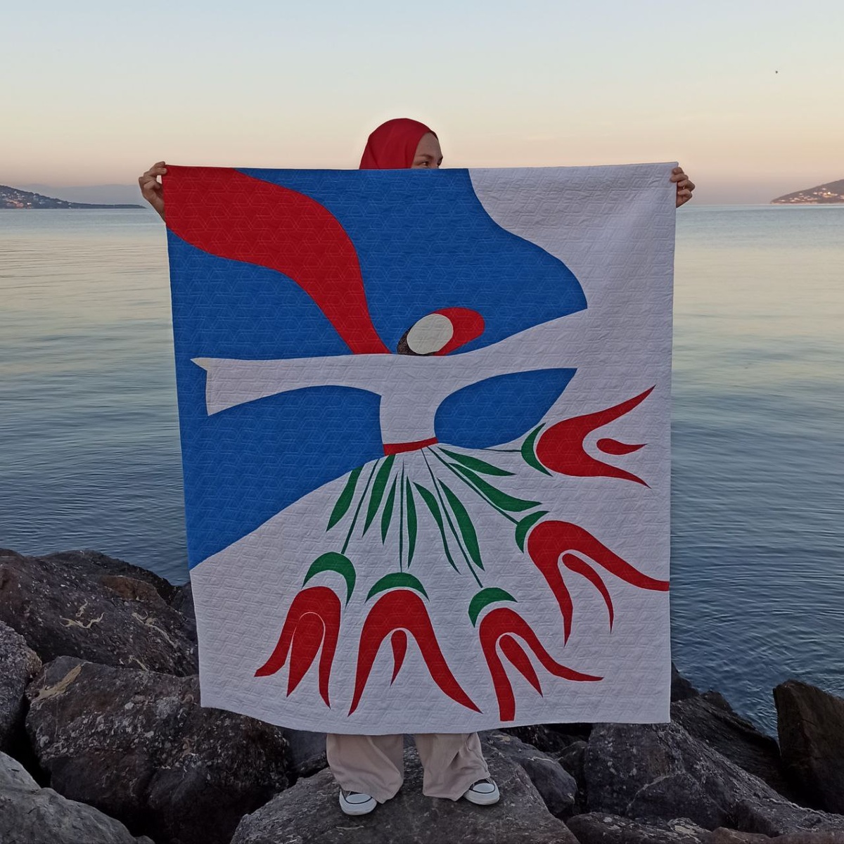 Работа ученицы школы "Игра в цвет" Кати Кылыч