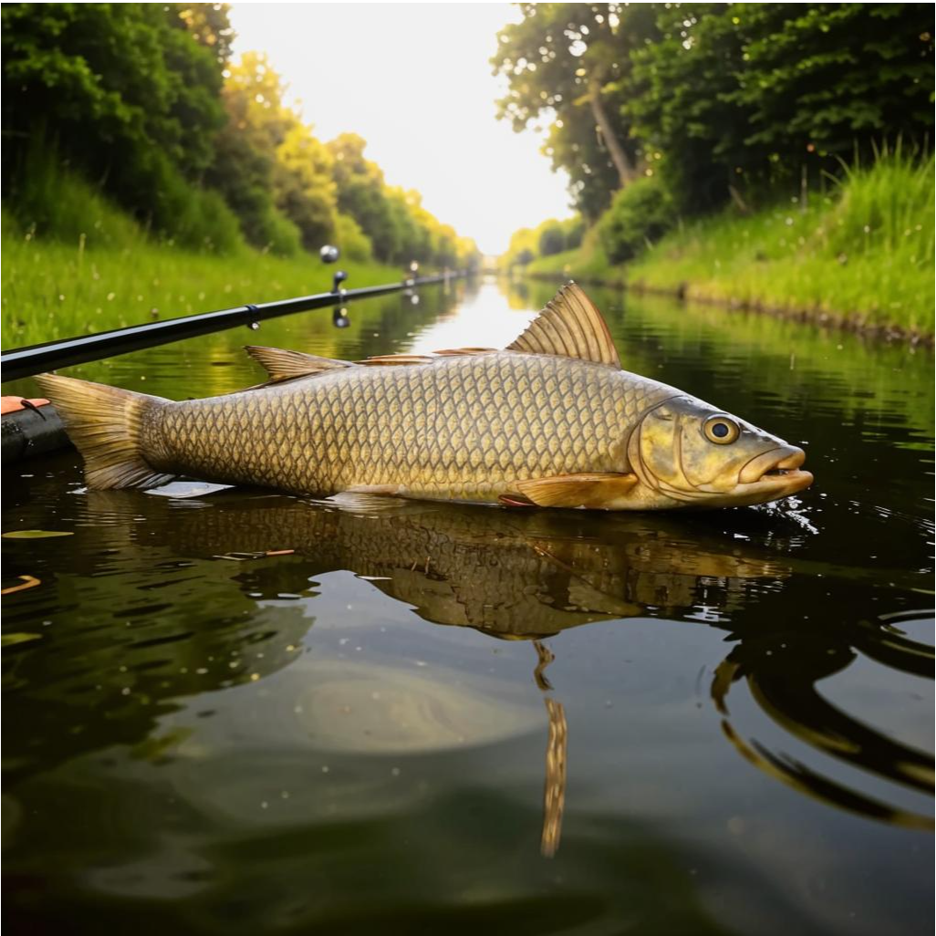  Изображение создано нейросетью Kandinsky , правообладатель ПАО Сбербанк© в каналах водились щучки, карасики и вьюнки — рыба, похожая на угря.