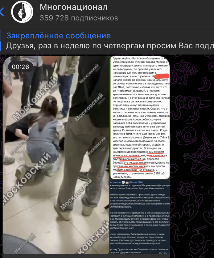    Скриншот: t.me/mnogonazi/23504