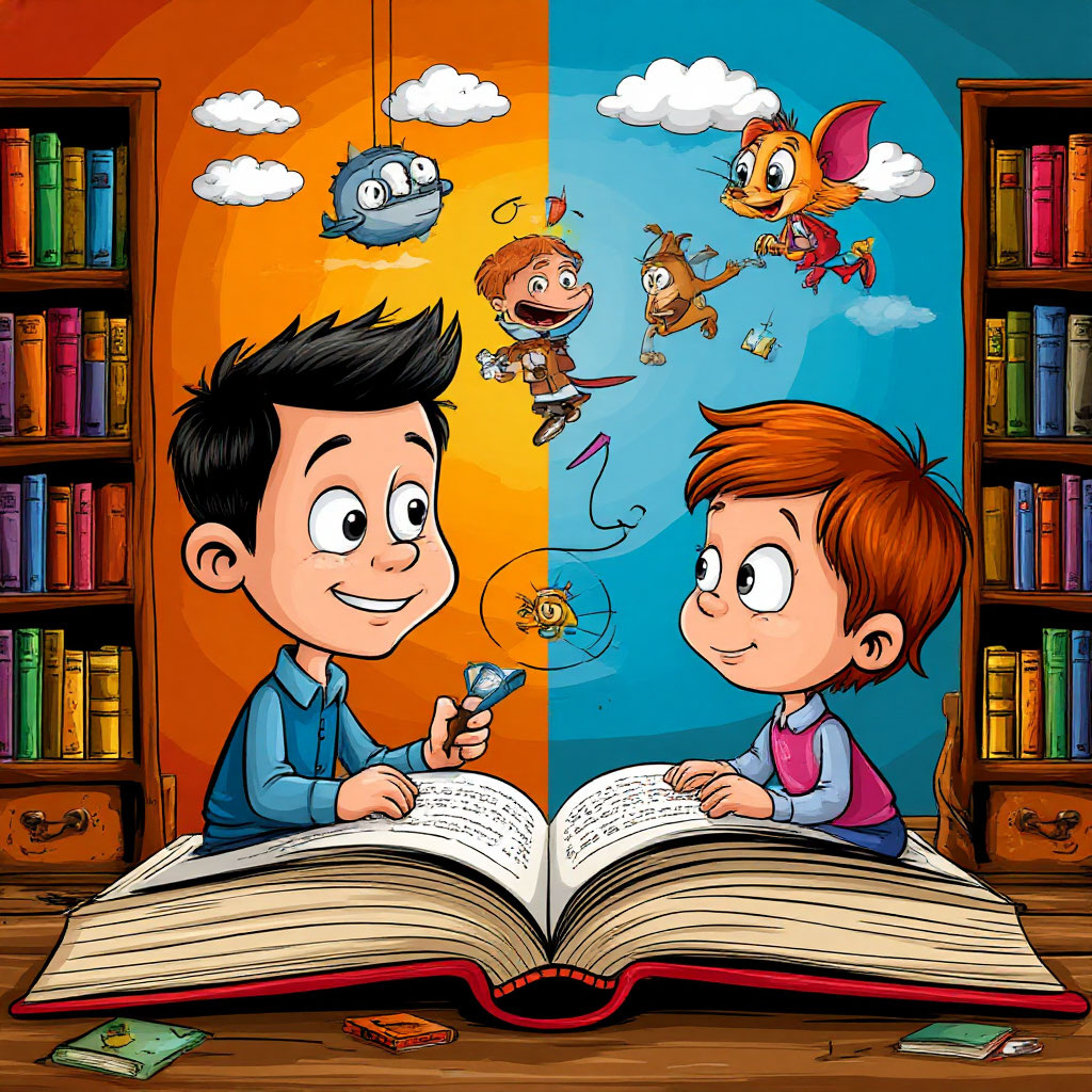 Книги vs мультики: что лучше для развития воображения? 