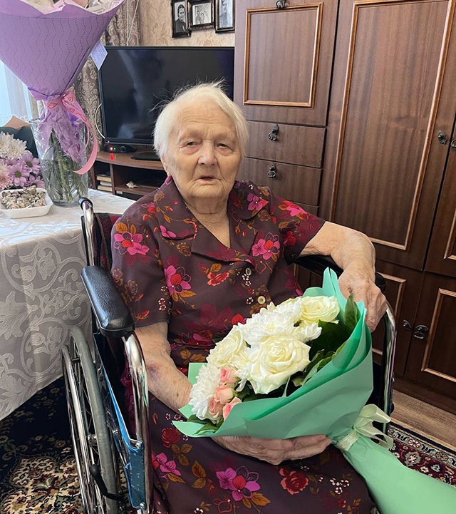 Жительнице Старицы Валентине Викторовной Городинской исполнилось 100 лет