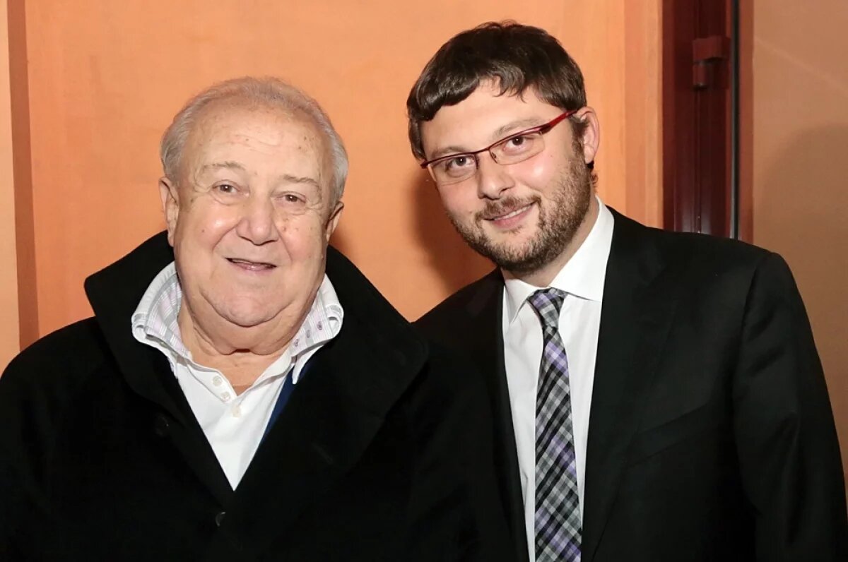    Скульптор Зураб Церетели и Василий Церетели.