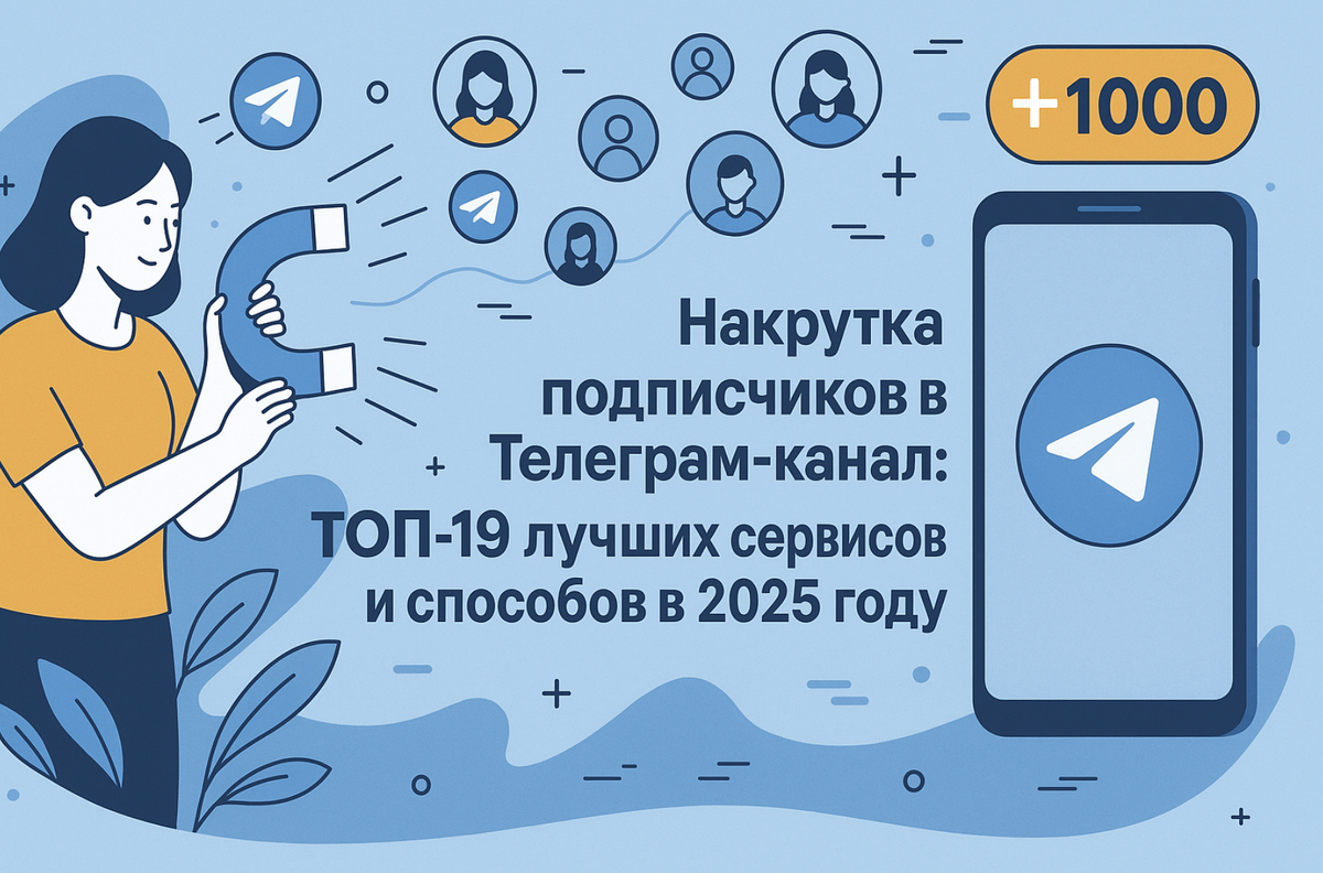 Накрутка живых подписчиков в Телеграм-канал