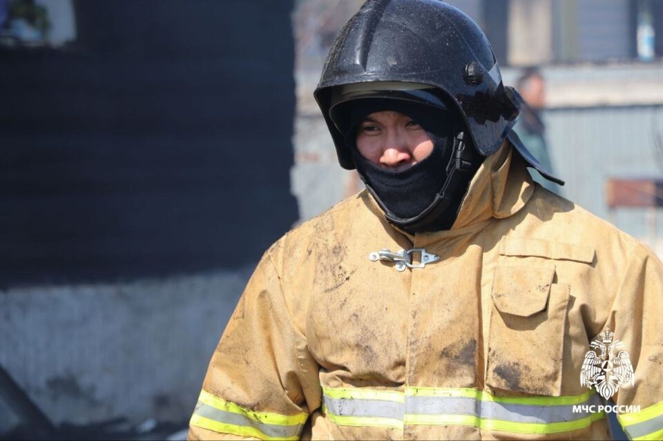    Пожар в Майме. Источник: МЧС Республики Алтай