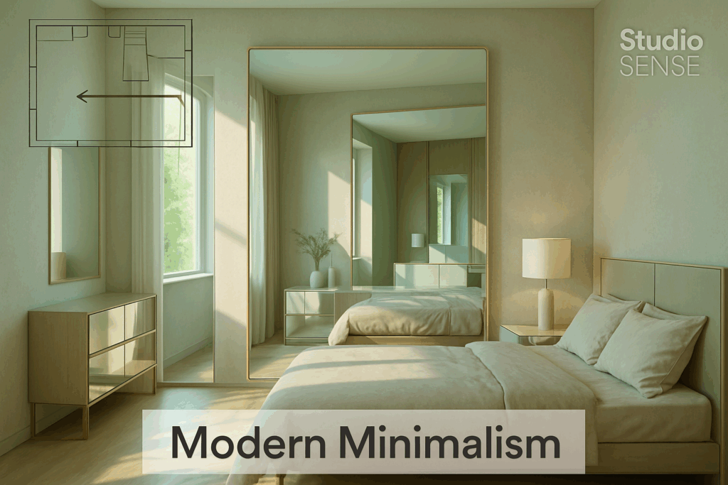    Зеркала для увеличения пространства в интерьере Keri