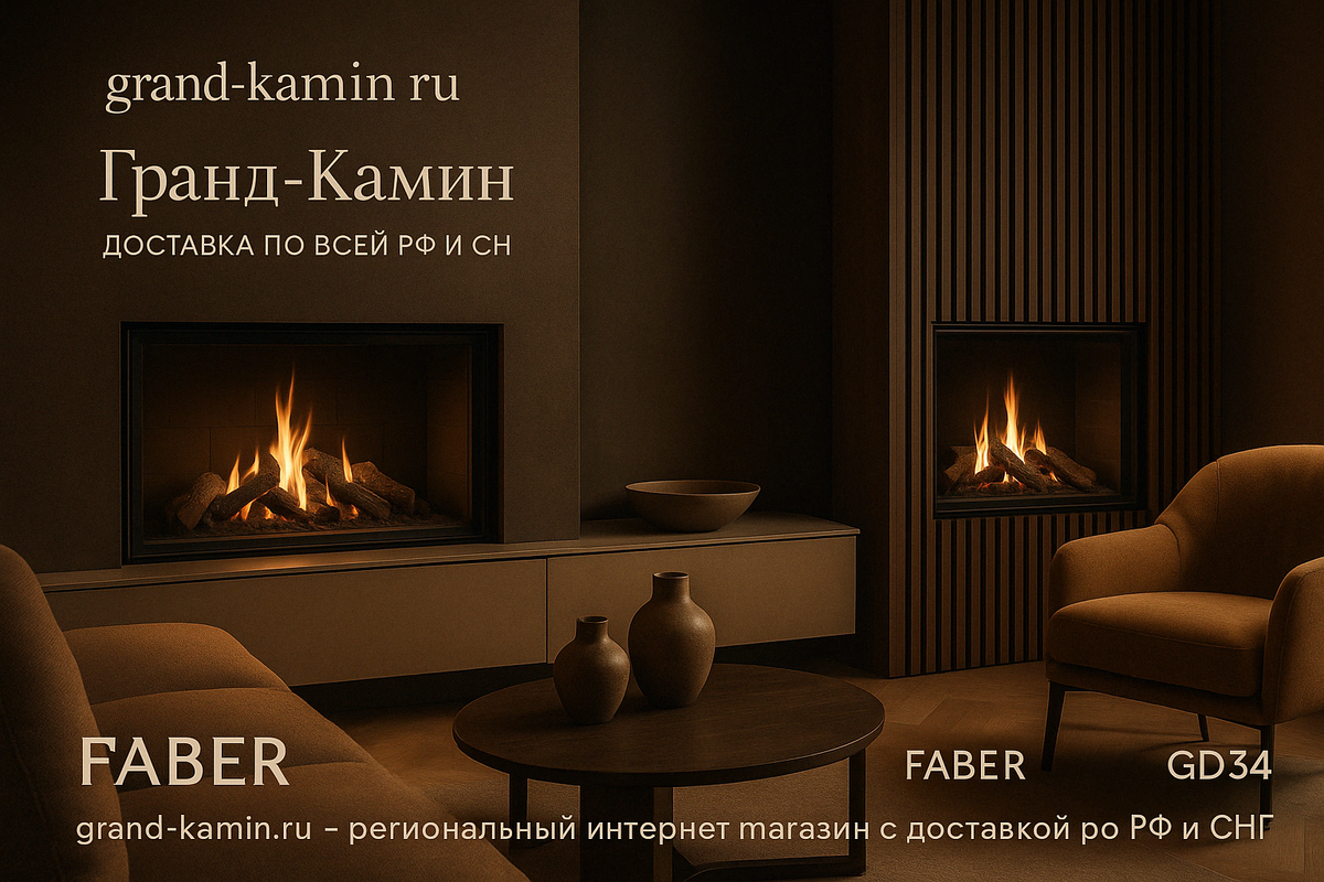    Газовые камины Faber GD33 и GD34: как создать уют и стиль в вашем доме с максимальной выгодой Kamin