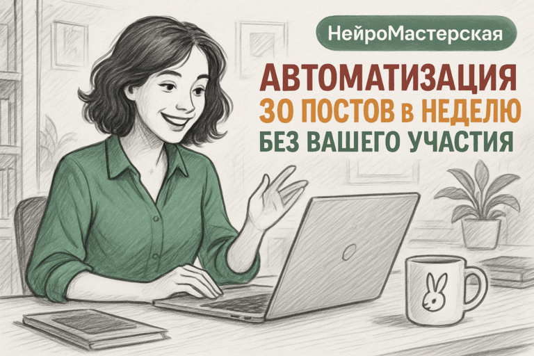    Автоматизация 30 постов в неделю без вашего участия Оксана Солдатова