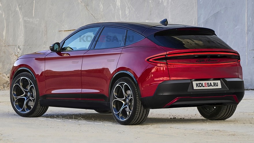    Рендер нового кроссовера Alfa Romeo Stelvio
