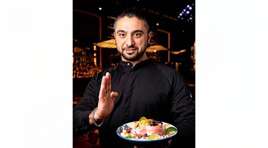   Артем Мартиросов, шеф-повар ресторана «КрабыКутабы», фотограф: Леонид Сафонов (предоставлено пресс-службой)