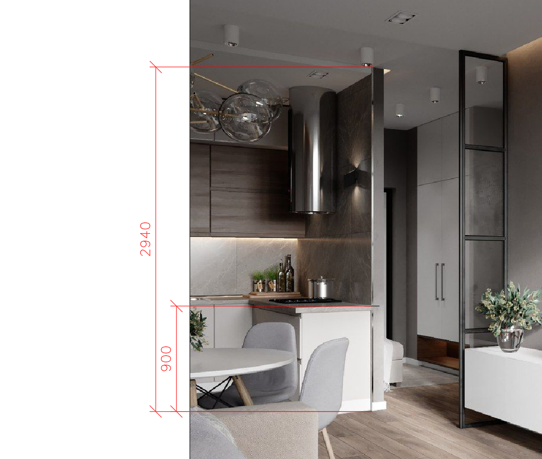 Ещё пол 8 см. И навесной потолок 8 см. Итого высота потолка 3.10 м. 