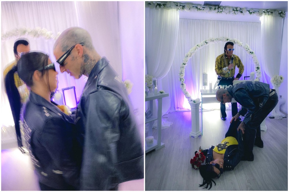 Кортни Кардашьян и Трэвис Баркер