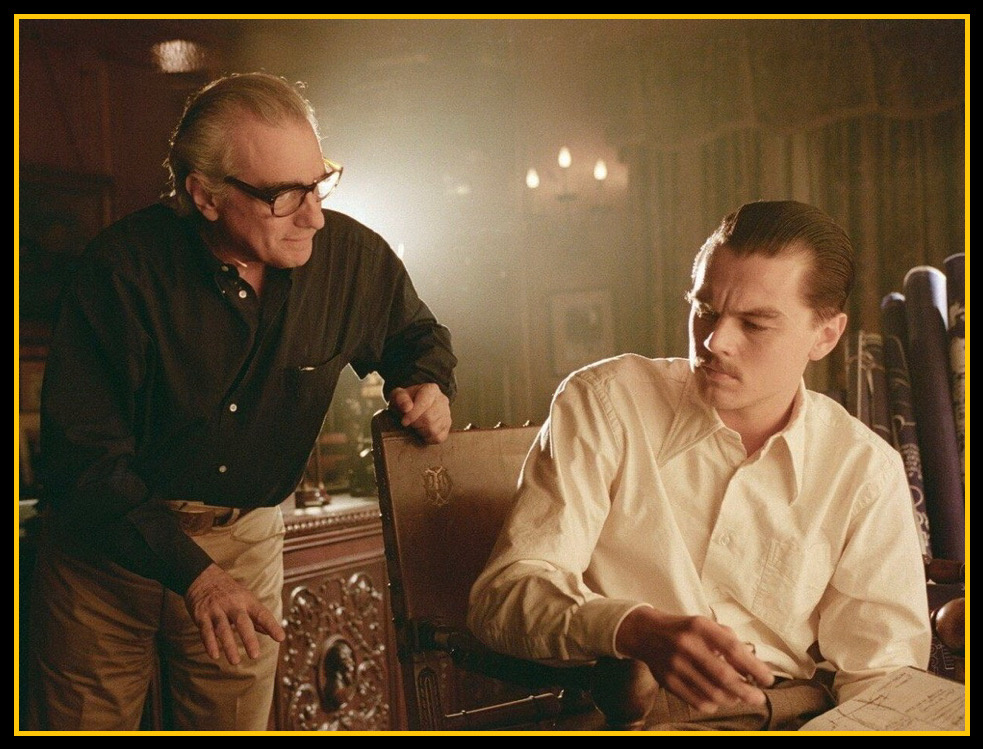 Мартин Скорсезе обсуждает сцену с Леонардо ДиКаприо