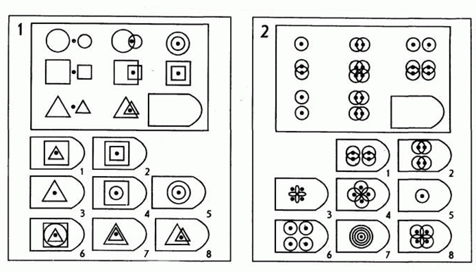 Пример матриц Равена