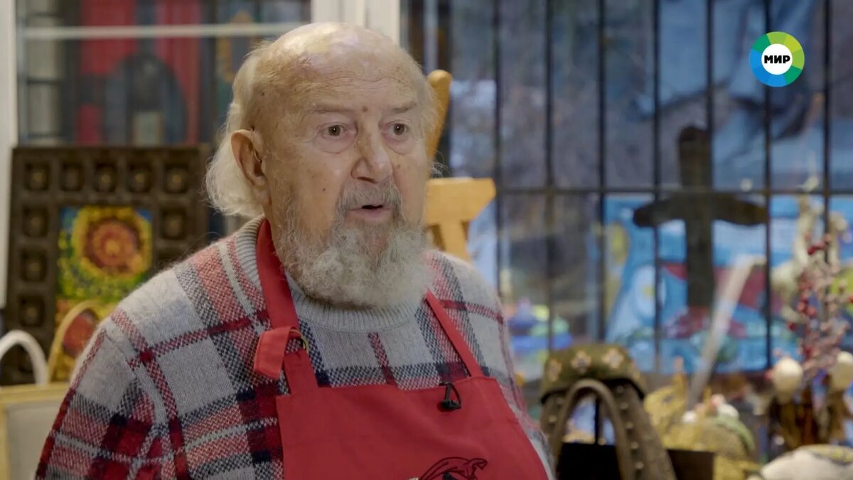    Зураб Церетели. Фото: кадр видео на YouTube-канале «МИР. DOC»