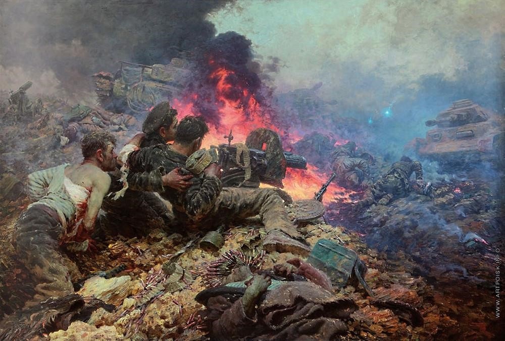 «Подвиг пяти черноморцев», Ю.В.Волков.