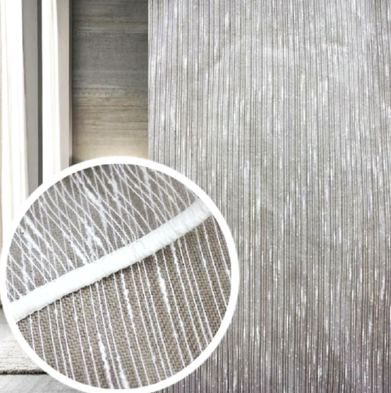 Тюль с утяжелителем.