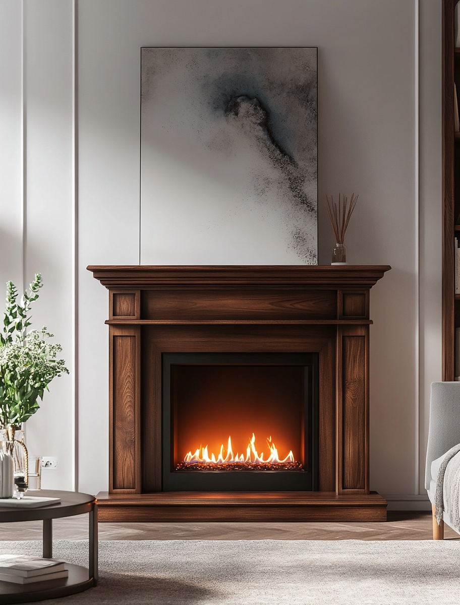    Создайте идеальный уют с электрическим камином Lumsden венге — воплощение тепла и стиля для вашего дома Kamin