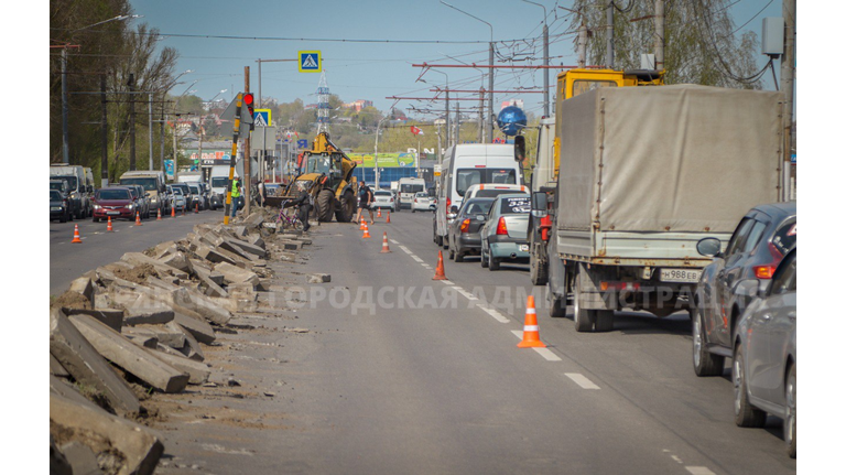 В Брянске начали расширять Московский проспект