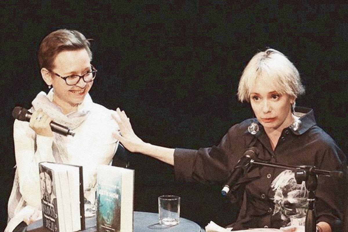 Гузель Яхина с актрисой своего романа.