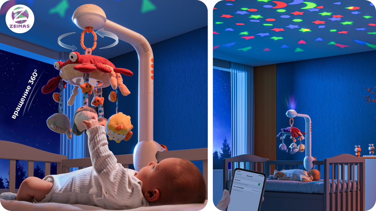 Проектор звёздного неба + 11 режимов освещения