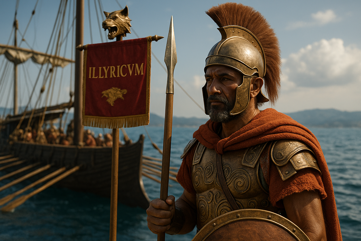 Иллириец в представлении ИИ.