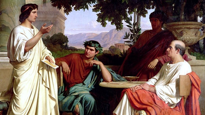 Меценат и поэты