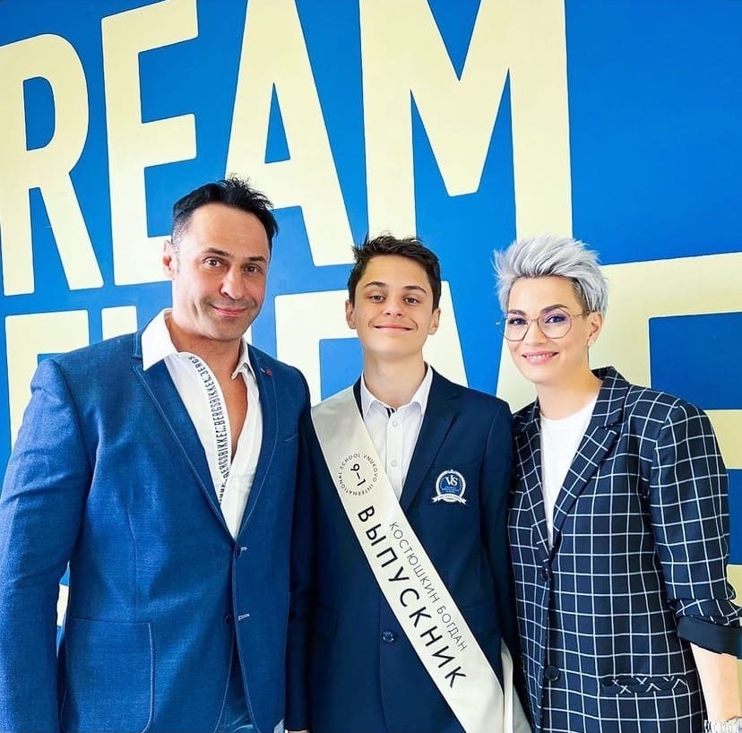 Стас Костюшкин вместе с сыном Богданом Костюшкиным