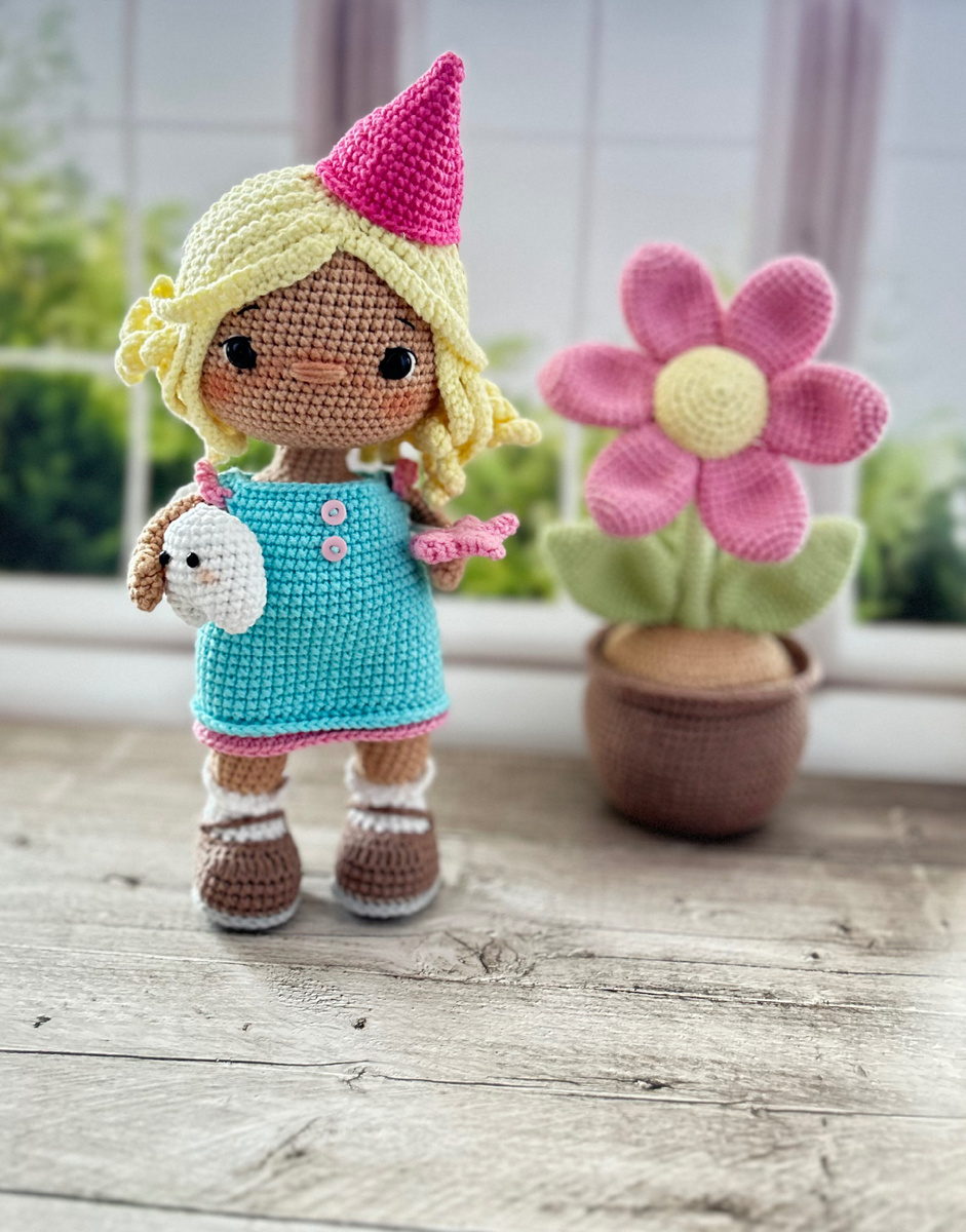 Вязаная Интерьерная игрушка «Зубная фея 🧚 «