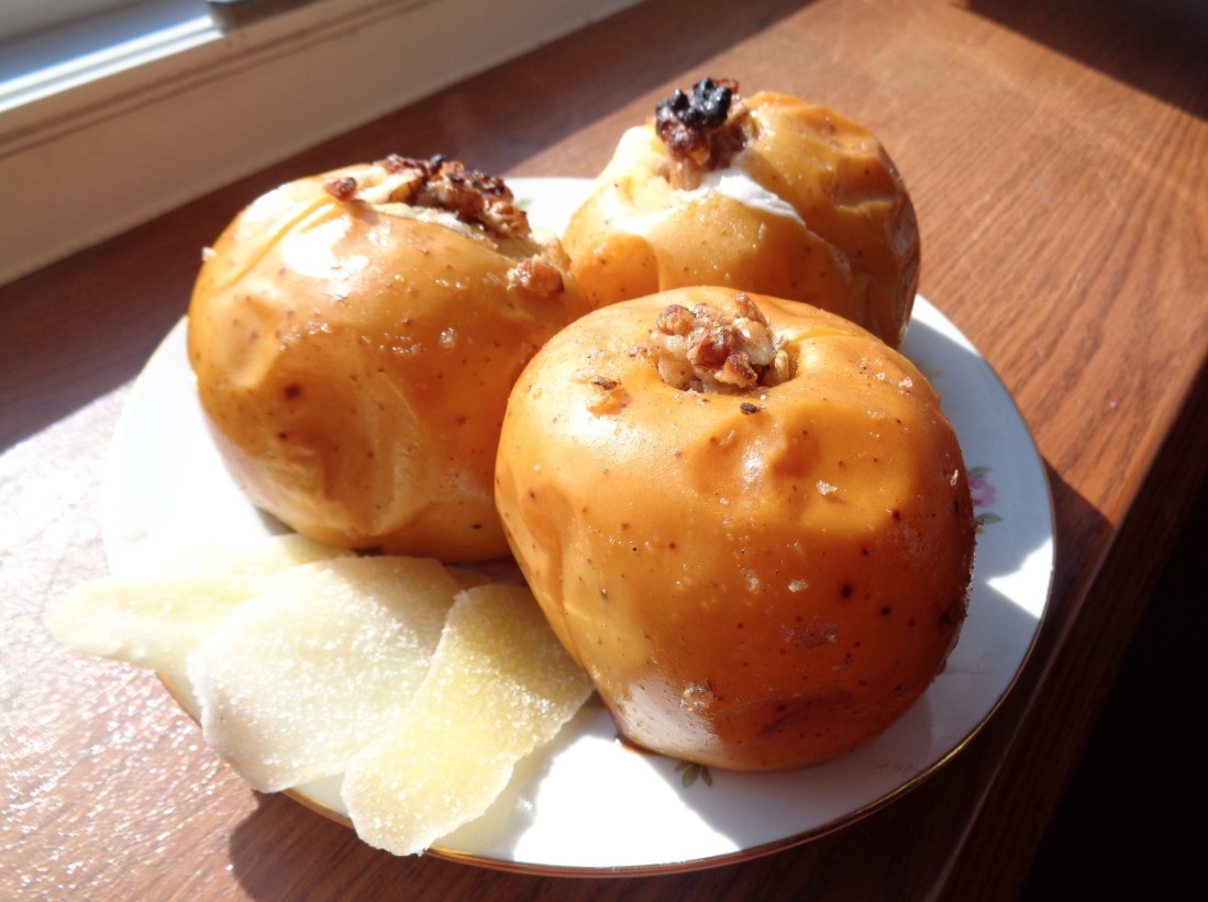 печеные яблоки