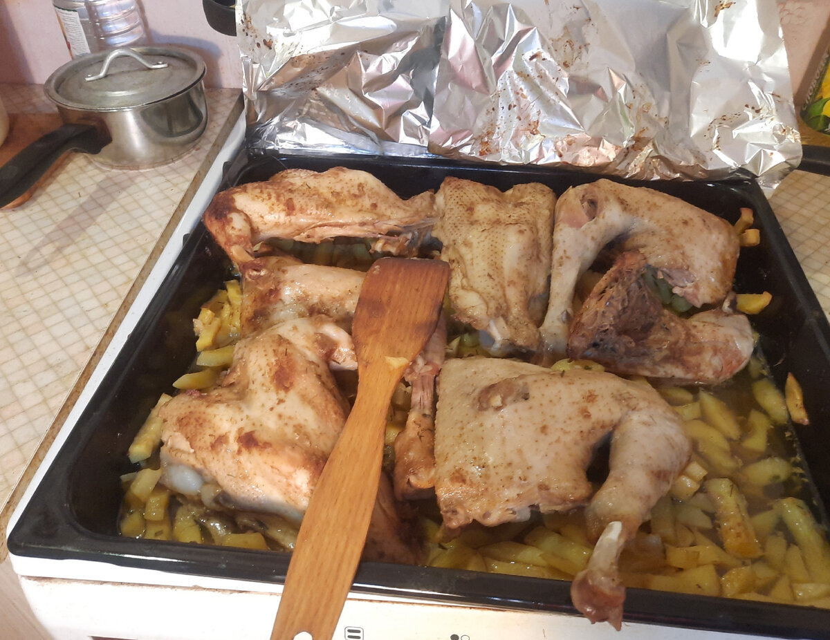 Один из вариантов запекания в духовке