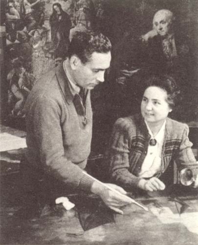 Павел Корин с женой Прасковьей - из открытых источников Яндекса