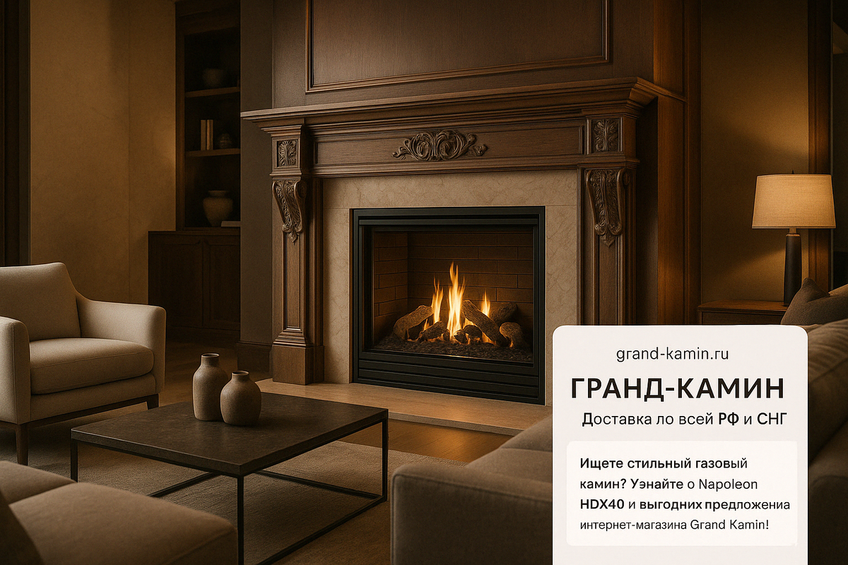    Как выбрать идеальный газовый камин Napoleon HDX40 и заказать его с выгодой в интернет-магазине Grand Kamin Kamin