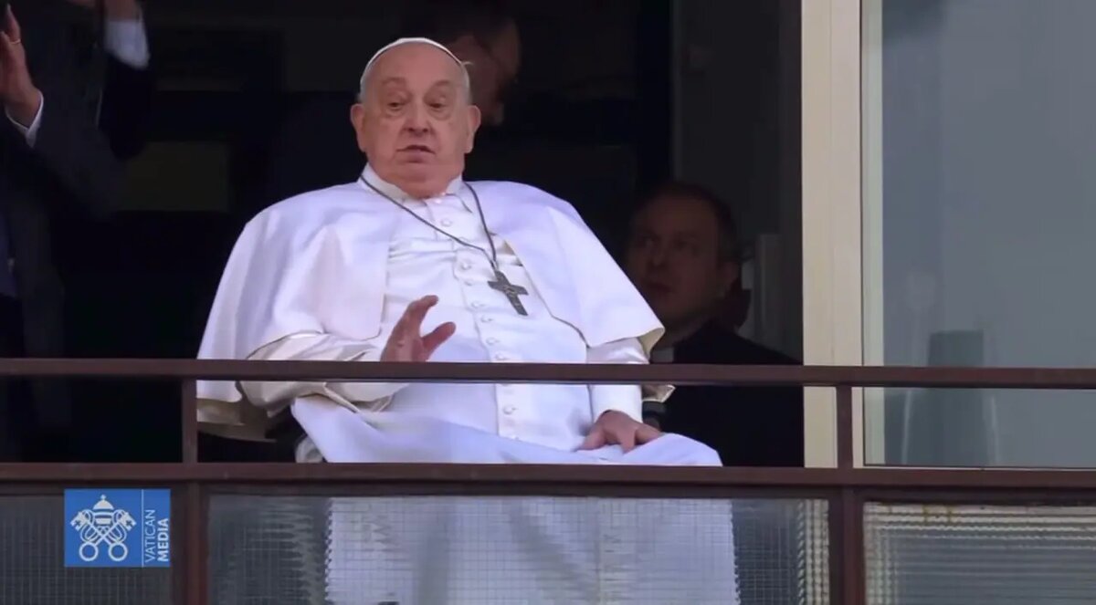    Папа Римский Франциск. Фото: скриншот из видео СМИ Ватикана.