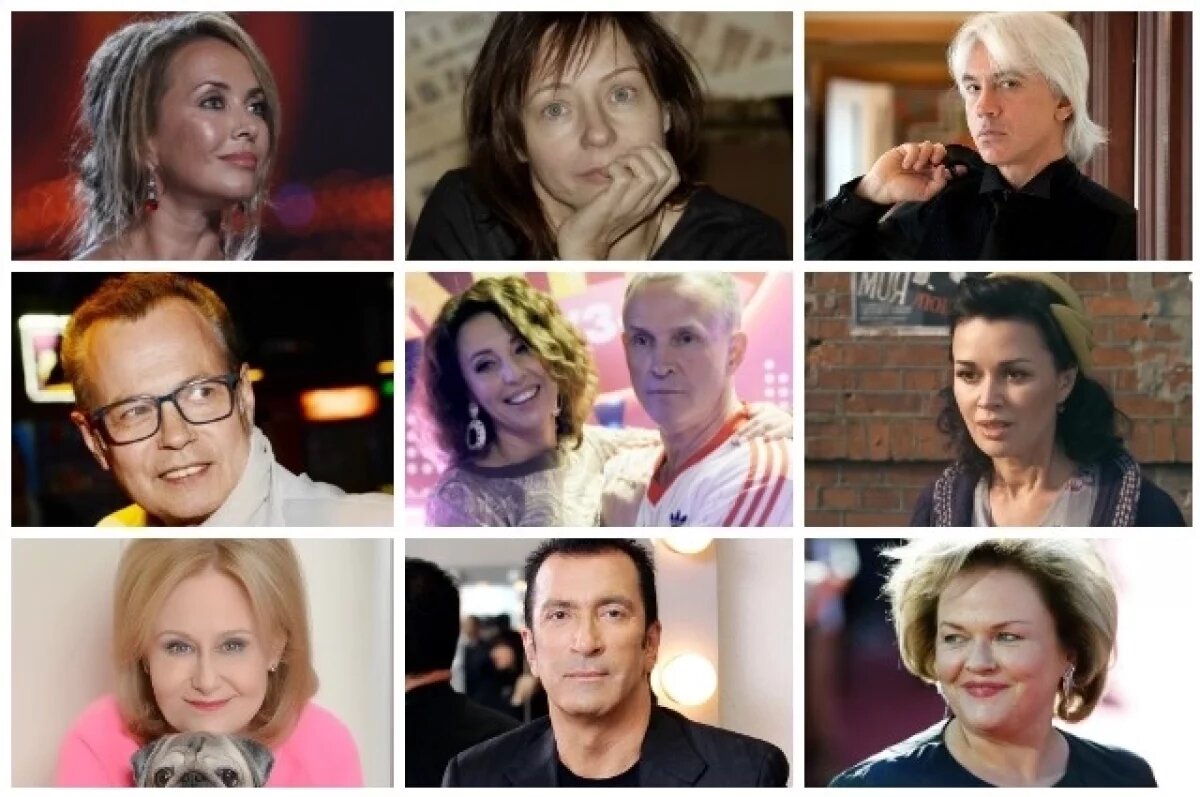    Жанна Фриске, Евгения Добровольская, Дмитрий Хворостовский, Владимир Левкин, Виктор Рыбин и Наталья Сенчукова, Анастасия Заворотнюк, Дарья Донцова, Александр Буйнов, Александра Яковлева.