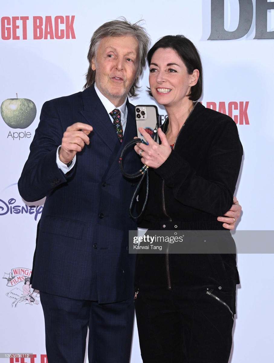 Пол и Мэри на британской премьере фильма, 16.11.2021