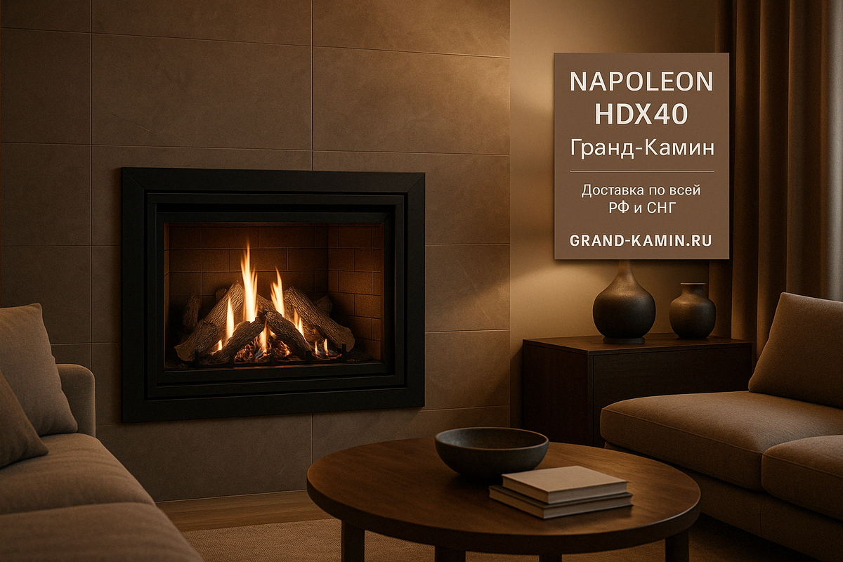    Газовый камин Napoleon HDX40: как создать уют и экономить на отоплении с помощью современных технологий Kamin