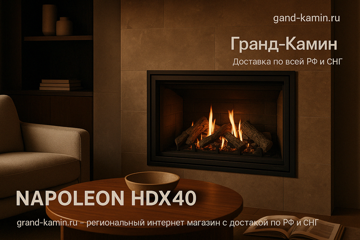    Тепло и стиль: как газовый камин Napoleon HDX40 изменит ваш дом навсегда Kamin