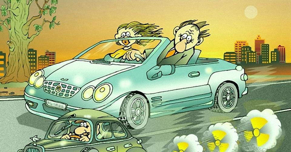 Догнал, перегнал и прижал к обочине... Из открытых источников.