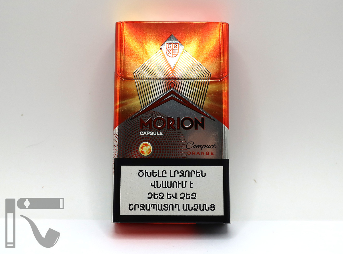 Сигареты Morion Orange. Фото: © канал "Уголок Курильщика"