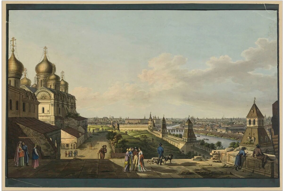старинная Москва конца XVIII века