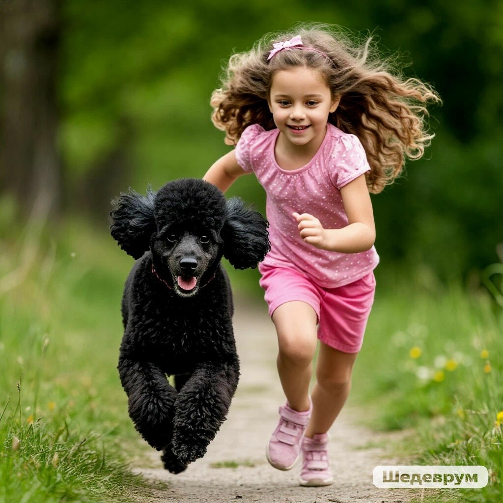 Примерно так гуляют Катя и Анфиса.