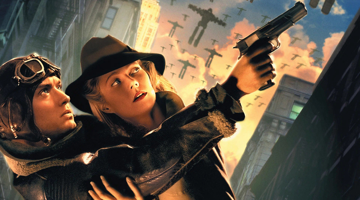 Отрывок постера фильма "Небесный капитан и мир будущего"