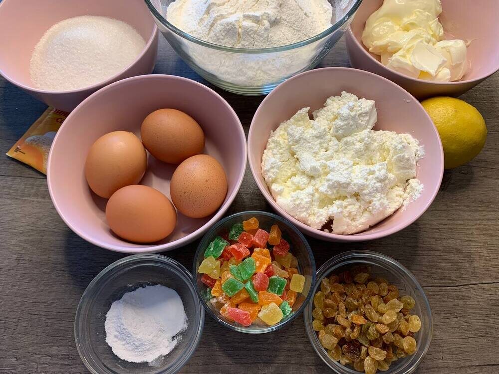 Ингредиенты для теста