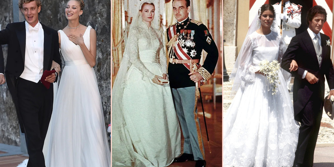 Визуальная история самых гламурных королевских свадеб Монако: от княгини Грейс Келли до Беатриче Борромео