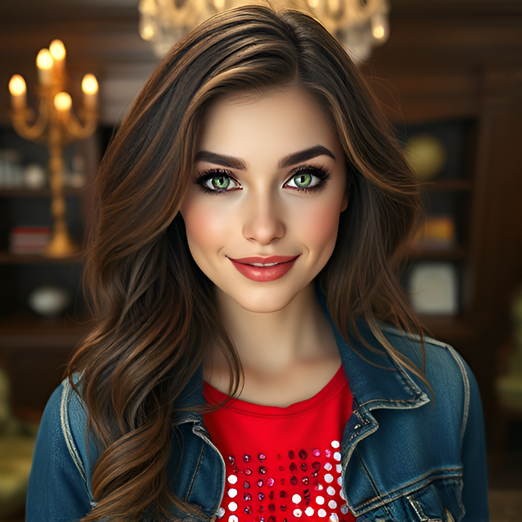 Николь в издательском доме. В галерее иллюстрации созданы нейросетью для онлайн генерации картинок dezgo.com.